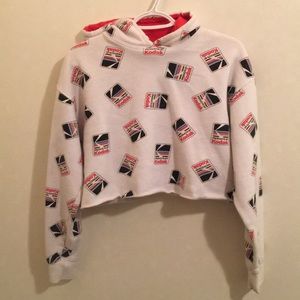 Kodak crop hoodie